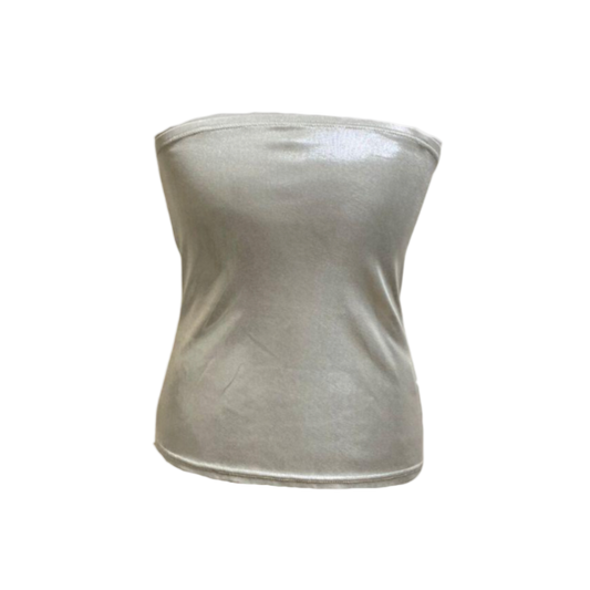 Vivienne Tam Silver Tube Top