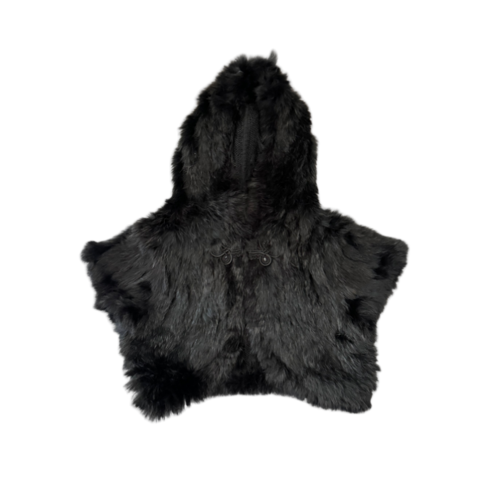 Vivienne Tam Short Sleeve Rabbit Fur Bolero