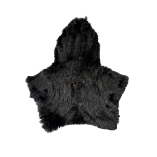 Vivienne Tam Short Sleeve Rabbit Fur Bolero