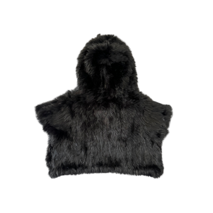 Vivienne Tam Short Sleeve Rabbit Fur Bolero