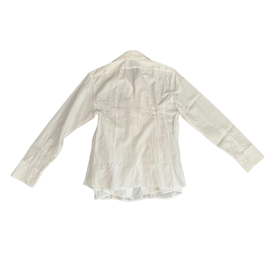 Gucci Corset Style Long Sleeve Blouse Top