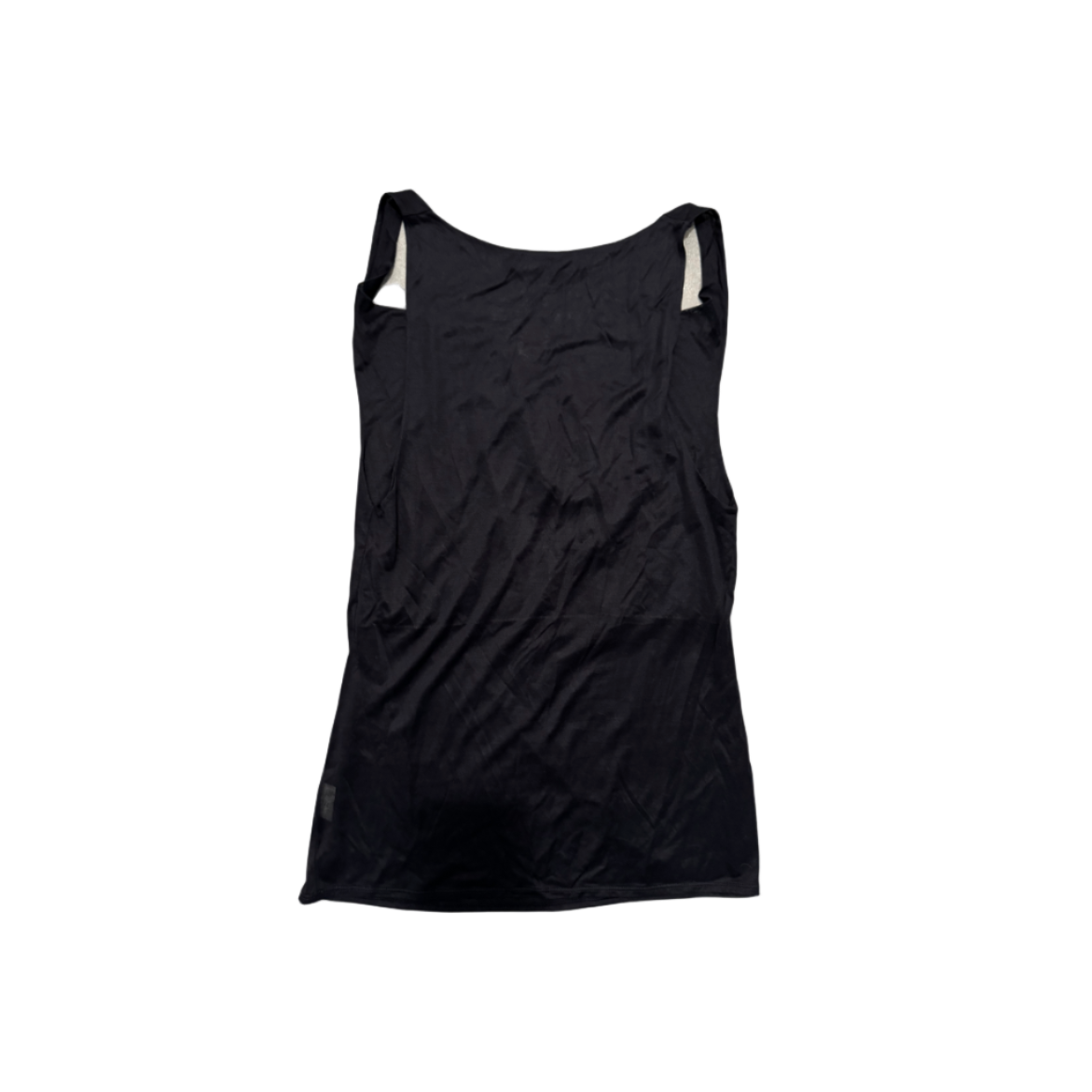 Gucci Navy Cowl Neck Tank Top