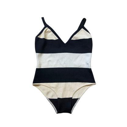 Chanel Striped Knit Bodysuit