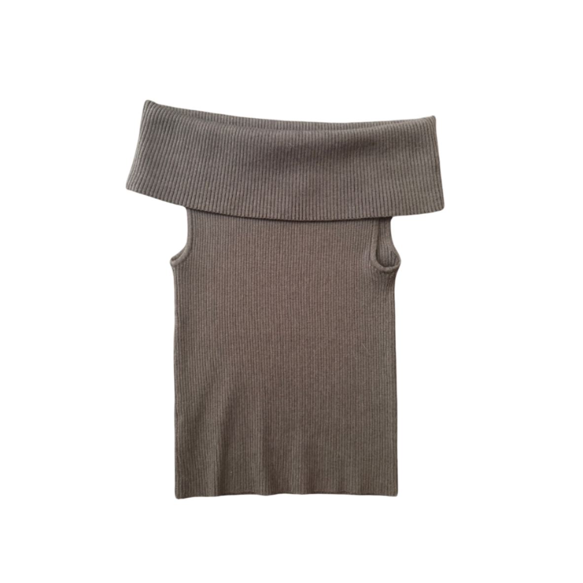 Celine by Michael Kors S/S 2001 Off-The-Shoulder Knit Top
