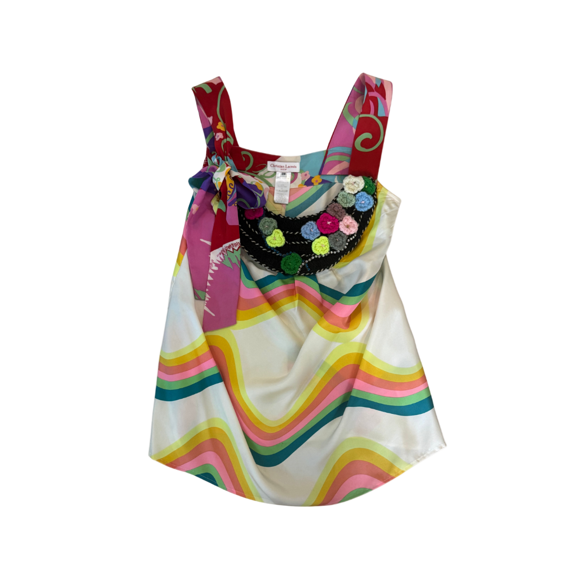 Christian Lacroix Crochet Detailed Top