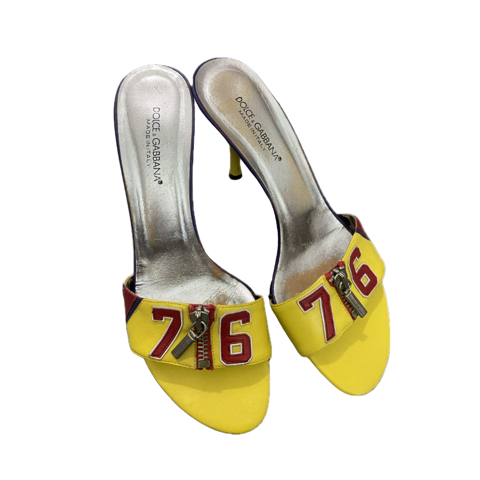 Dolce & Gabbana “76” Mule Heels