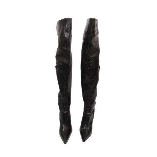 Dolce & Gabbana Thigh High Leather Boots
