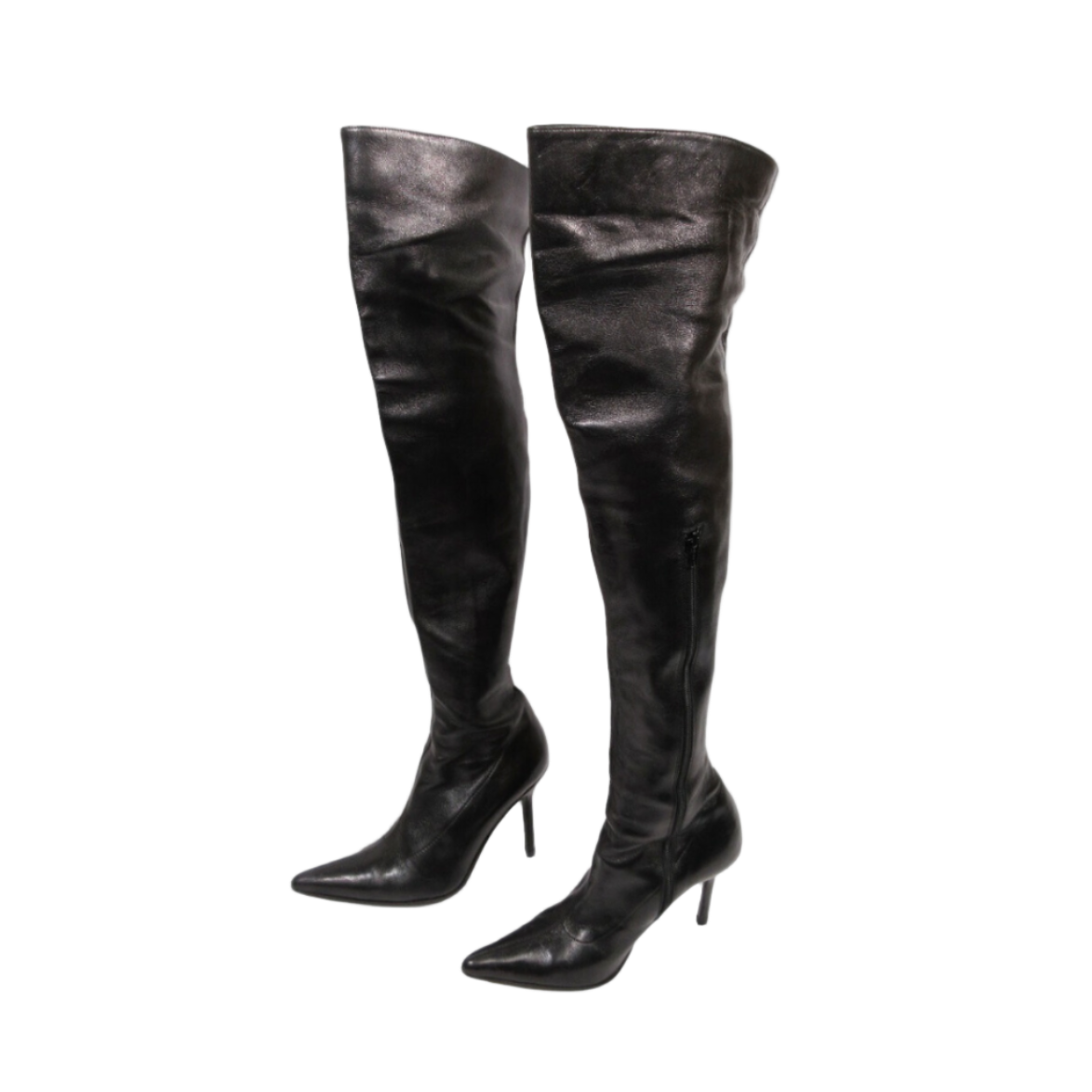 Dolce & Gabbana Thigh High Leather Boots