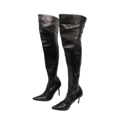 Dolce & Gabbana Thigh High Leather Boots