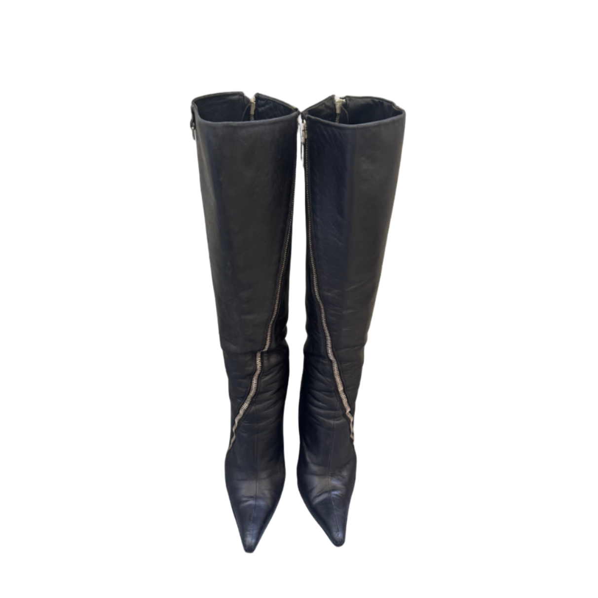 Dolce & Gabbana Leather Zippered Boots