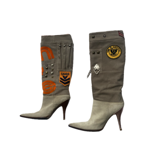 Dolce & Gabbana “Fun is My Life” Utility Boots