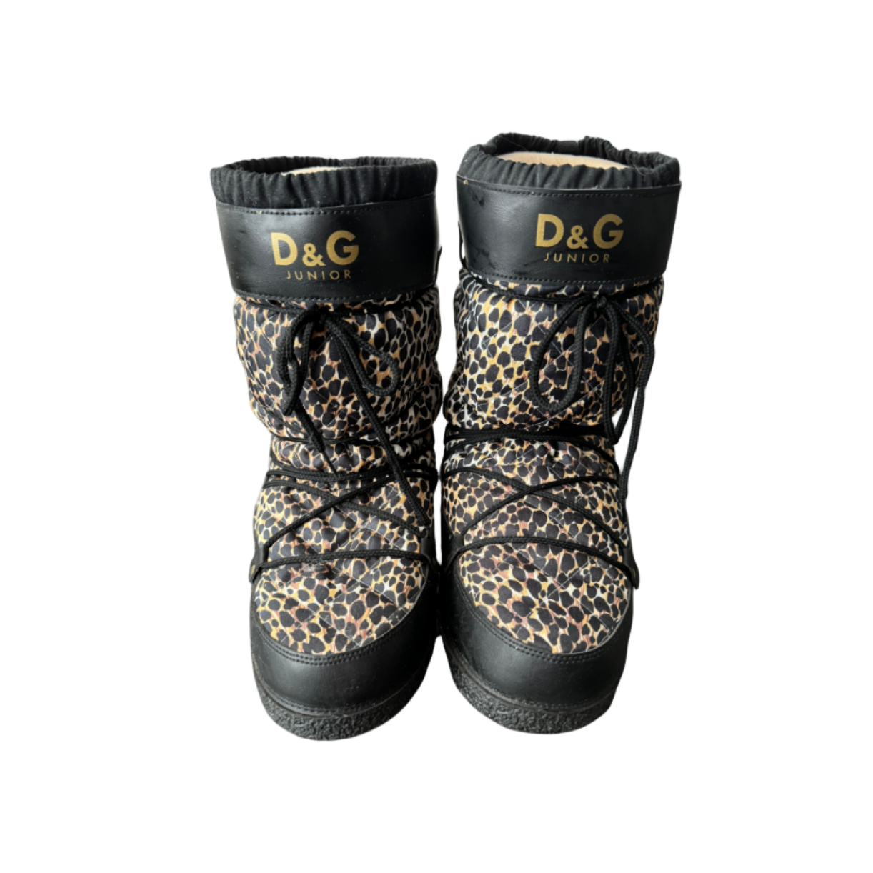 Dolce & Gabbana Junior Cheetah Moon Boots