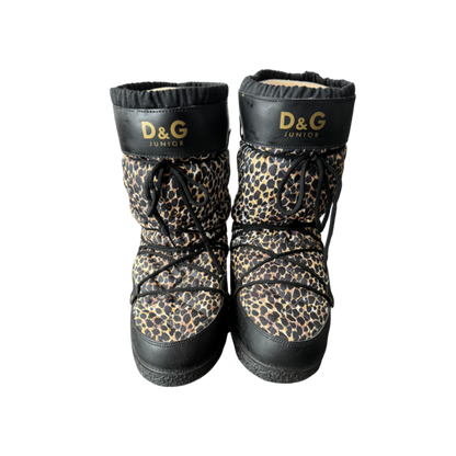 Dolce & Gabbana Junior Cheetah Moon Boots