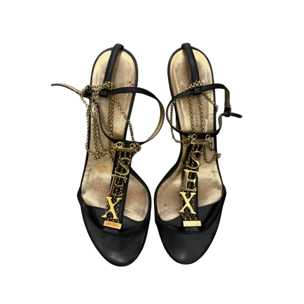 Dolce & Gabbana “Sex” Sandal Heels