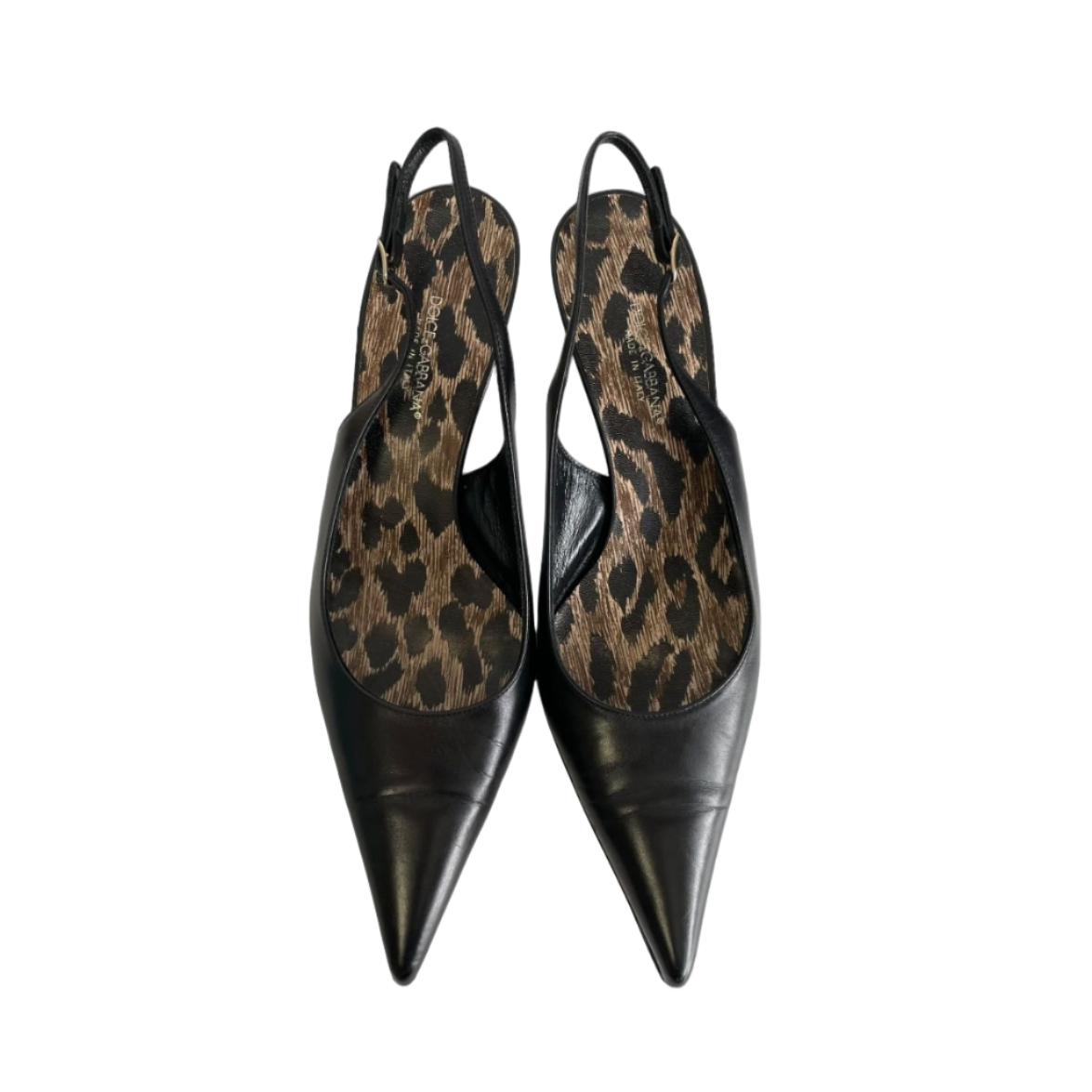Dolce & Gabbana Slingback Kitten Heels