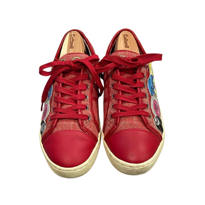 Dolce & Gabbana Printed Patch Sneakers