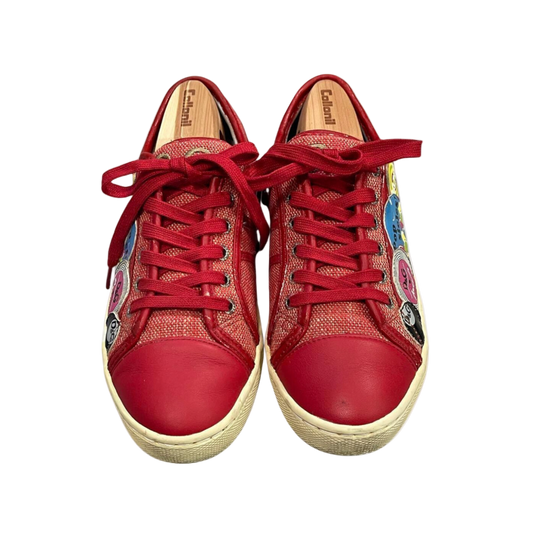 Dolce & Gabbana Printed Patch Sneakers