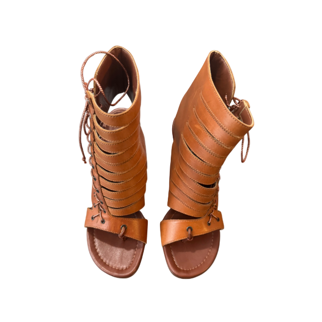 Manolo Blahnik Gladiator Sandal Mini Boots