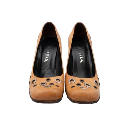 Prada Grommet Heels
