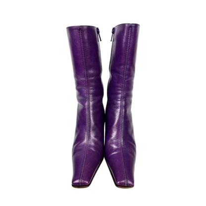 Miu Miu Purple Short Boots