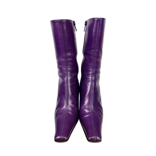 Miu Miu Purple Short Boots