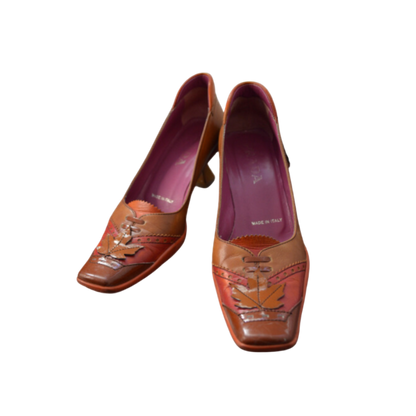 Prada Leaf Heels