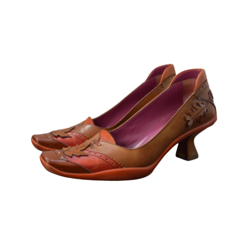 Prada Leaf Heels