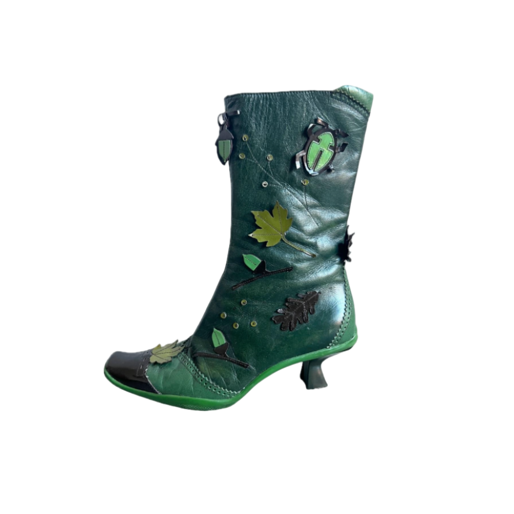 Prada Leaf and Beetle Boots
