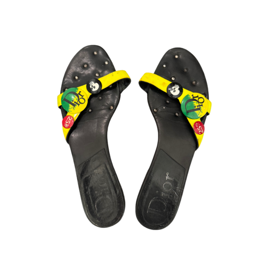 Christian Dior ‘Victim’ Sandal Flats