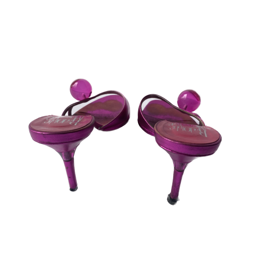 Rodolphe Menudier Pink Bubble Heels