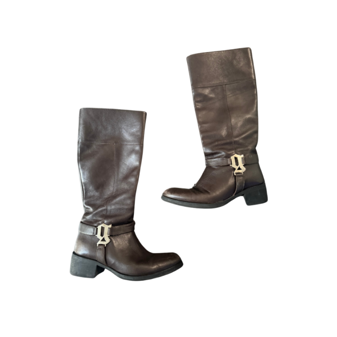 John Galliano Brown Leather Boots