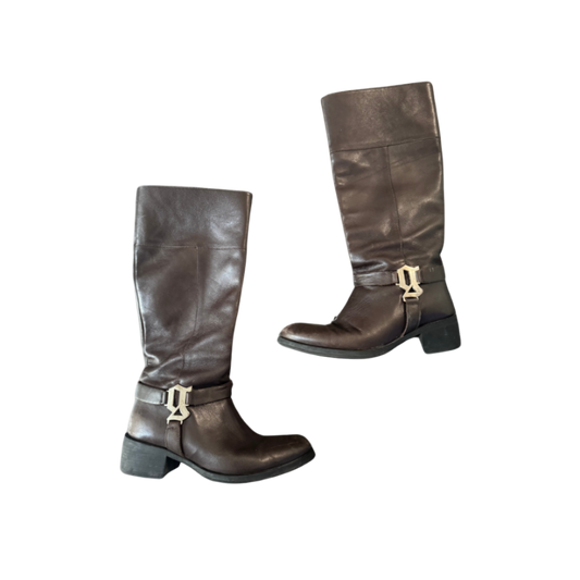 John Galliano Brown Leather Boots