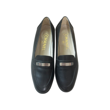 Chanel Black Loafers