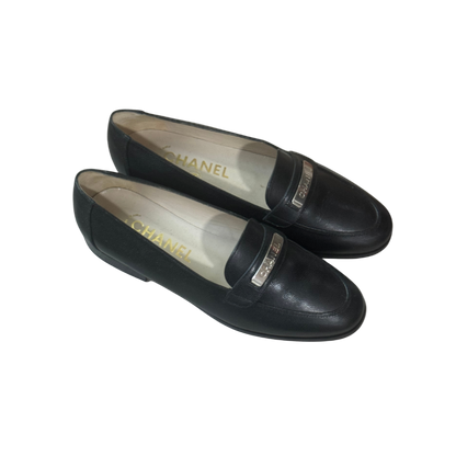 Chanel Black Loafers