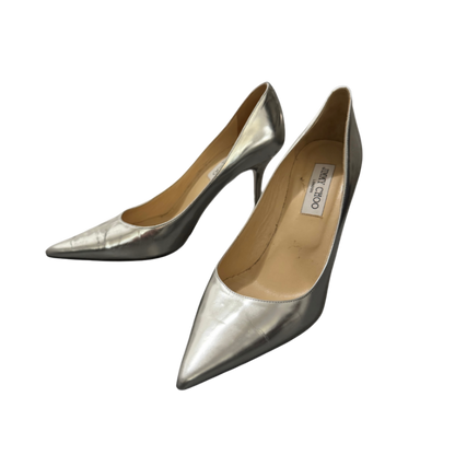 Jimmy Choo Silver Pumps