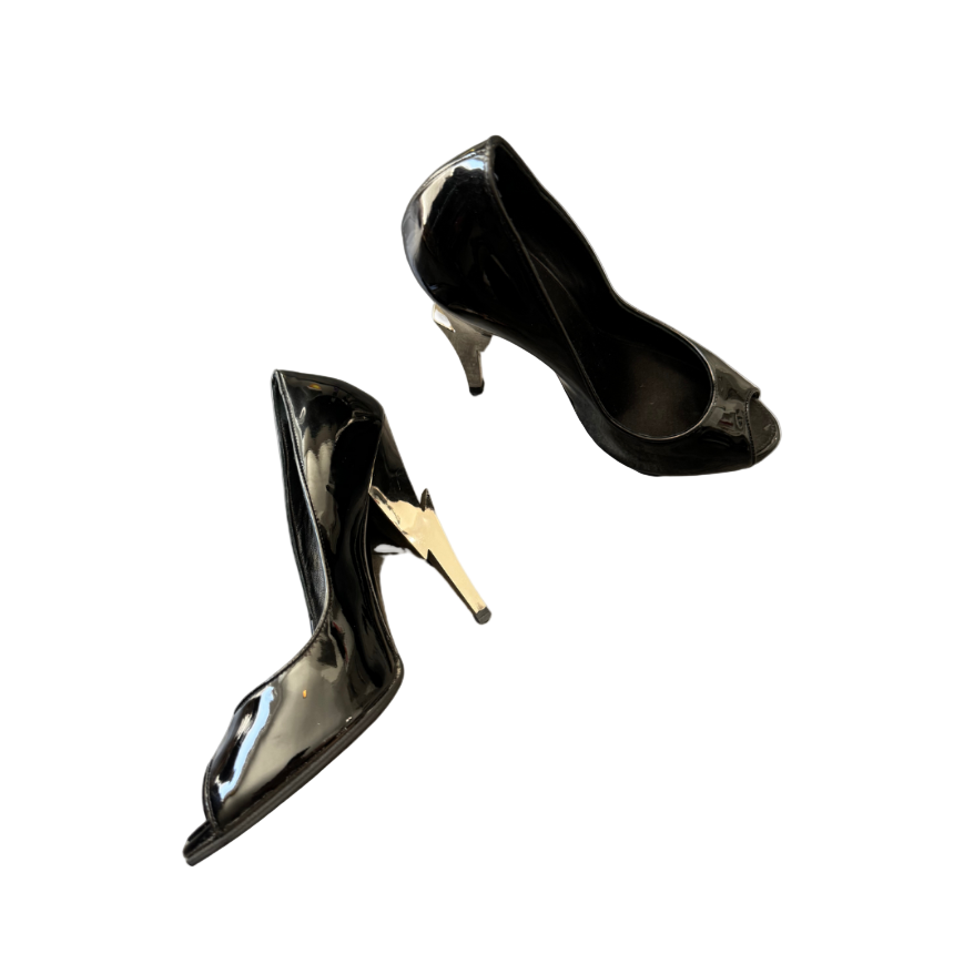 Dsquared² Lightning Bolt Peep Toe Pumps