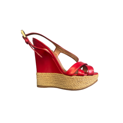 Dsquared² Red Wedge Heels