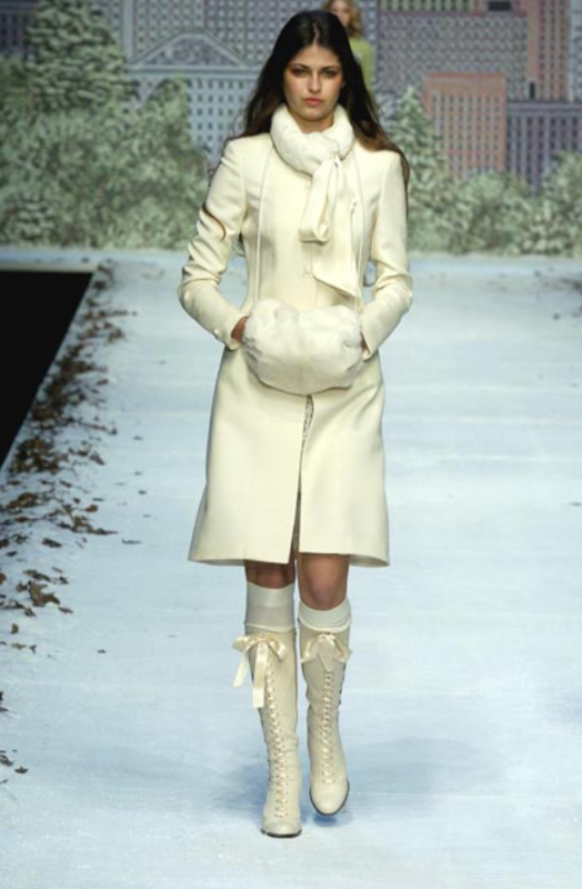 Blugirl by Blumarine Embroidered Cream Boots
