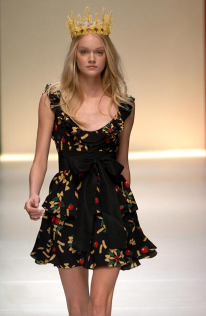 Moschino Cheap & Chic Pasta Dress