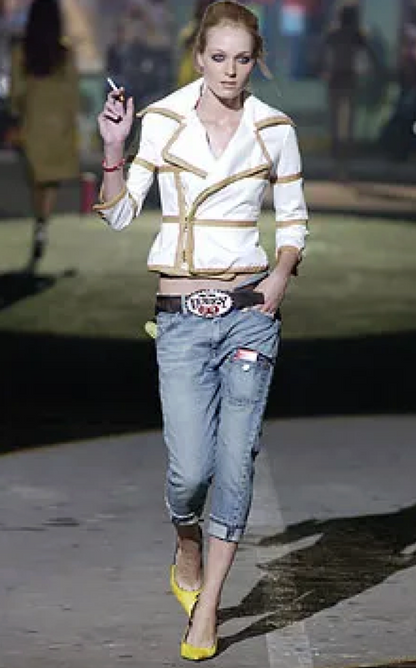 Dsquared² “Lucky D2” Cherry Buckle Belt