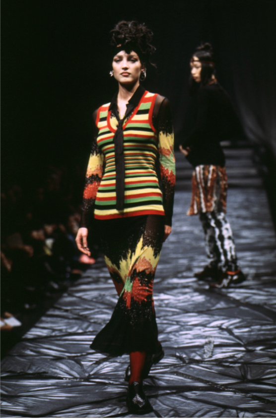 Jean Paul Gaultier Mesh Knit Maxi Dress