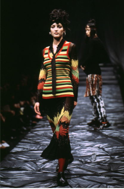 Jean Paul Gaultier Mesh Knit Maxi Dress