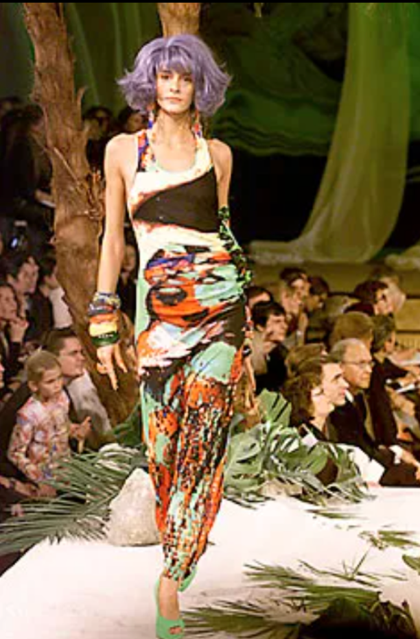 Jean Paul Gaultier Femme Tiered Mini Dress