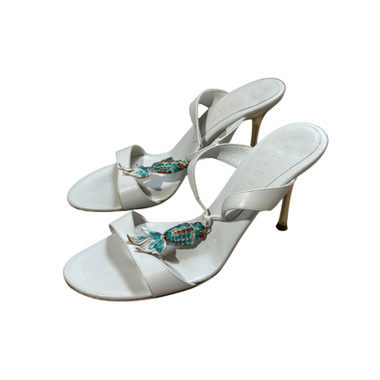 Celine Blue Koi Fish Heels