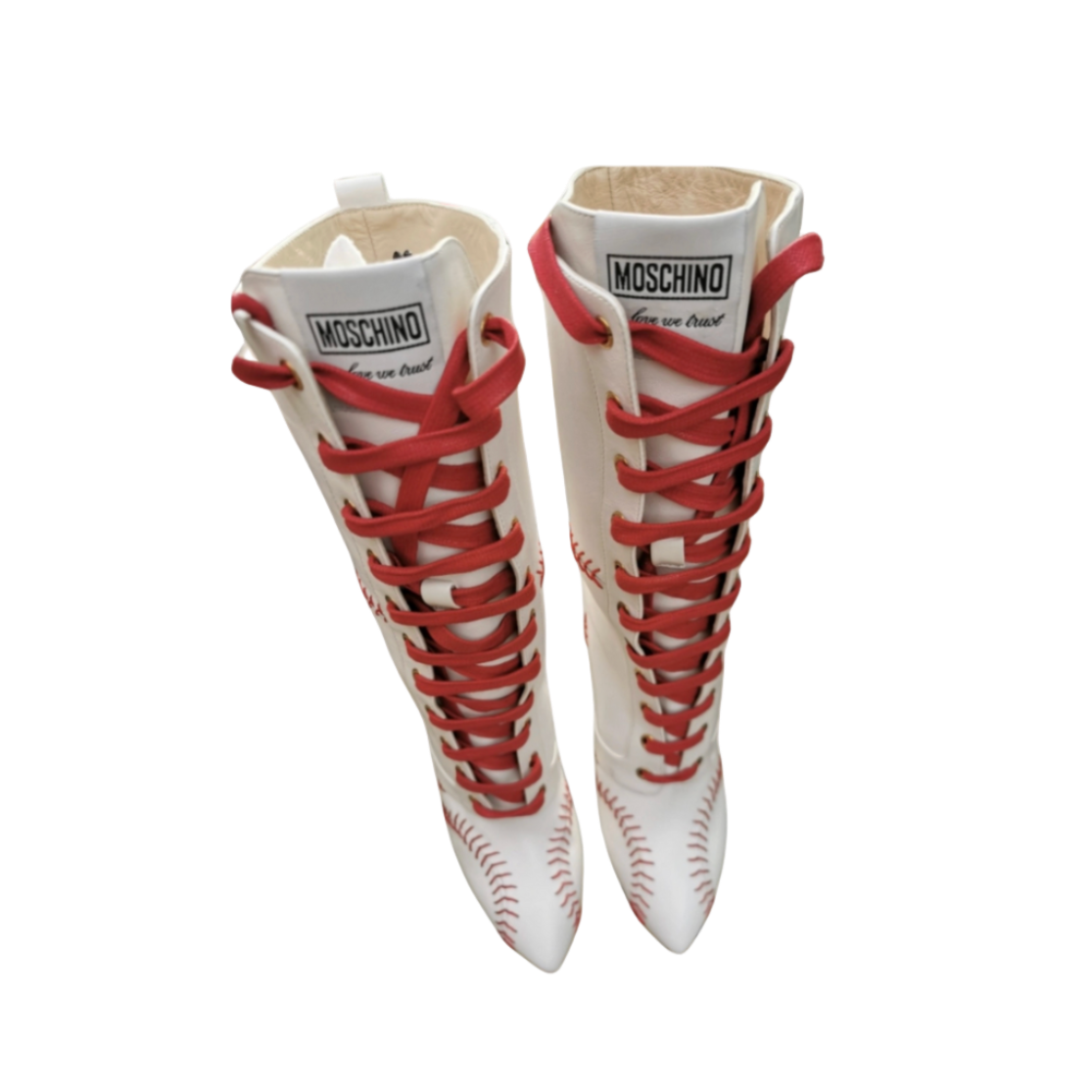 Moschino Couture “Official Major League” Baseball Boots