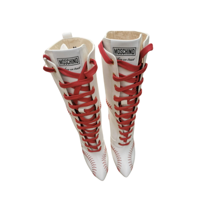 Moschino Couture “Official Major League” Baseball Boots