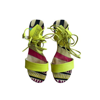 Emilio Pucci Color Block Sandals