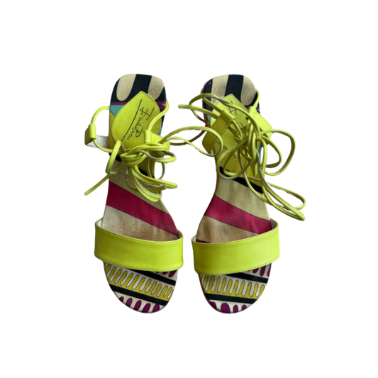 Emilio Pucci Color Block Sandals