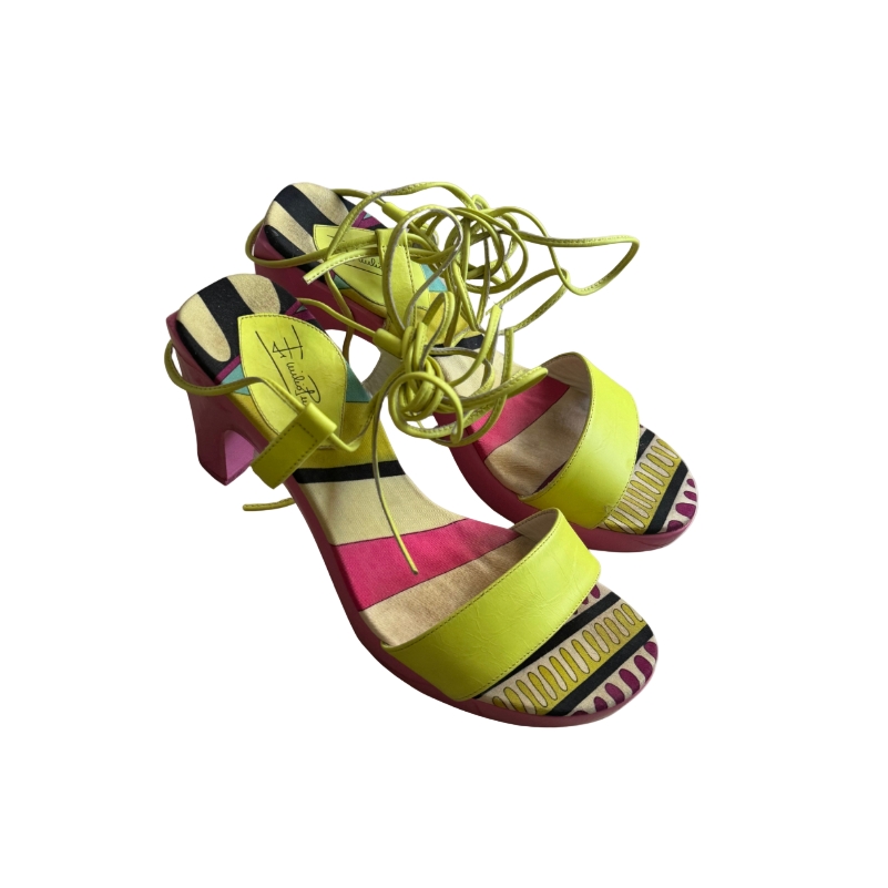 Emilio Pucci Color Block Sandals