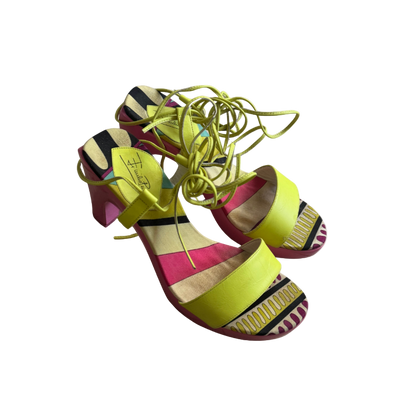Emilio Pucci Color Block Sandals